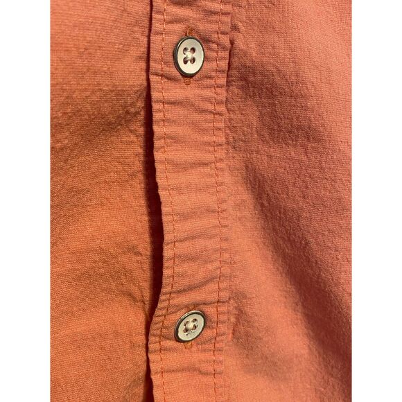Paper Demin & Cloth Stretch Slim Fit Shirt Size M Light Coral - Picture 3 of 6